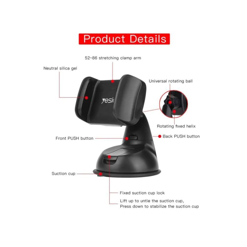 YESIDO C2 Car Holder - Miles Telecom Trading LLC YESIDO C2 Car Holder - Miles Telecom Trading LLC